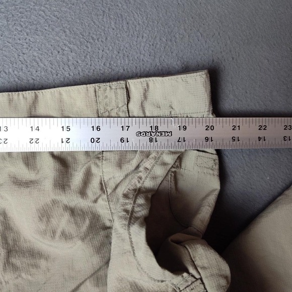 Columbia PFG Pants Mens 2XT Khaki Convertible Zip Off Cargo Nylon Outdoor Hiking - Picture 11 of 13